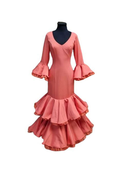Talla 42. Vestido de Flamenca Modelo Alexandra. Coral